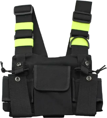 Picture of Tactical Radio Chest Harness | Tactical Vest Bag for Radio Walkie Talkie