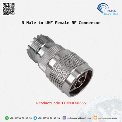 Picture of N Male to UHF Female RF Connector