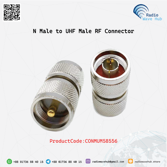 Picture of N Male to UHF Male RF Connector